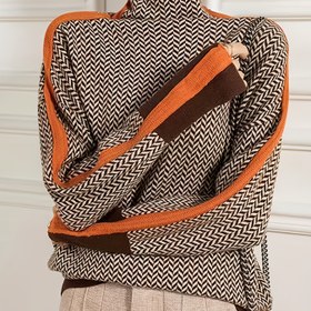 Resim Kadınlar İçin Şık Kazak - Sonbahar/Kış için Siyah, Kahverengi, Bej Aksanlı, Ofis ve Günlük Kıyafetler için Şık Kazak, Görünmez Kazak, Sevimli Kazak, Orta Esneklikte Kumaş 