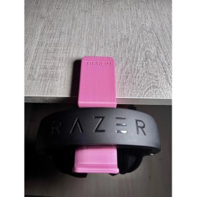 Resim TRAK3D Premium Pembe Macenta Asılabilir Kulaklık Standı - Şık V3 Modeli, Kaydırmaz Keçeli, Ergonomik 