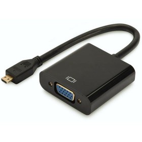 Resim Digitus DA-70460 micro HDMI to VGA AUDIO Erkek-Dişi 0.15Mt Dönüştürücü Adaptör 