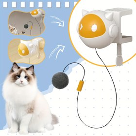 Resim Kedi Oyuncak Topu, Şarj Edilemeyen AAA Pil Gücü, Otomatik Dinlenme Modu, Kedi Şekilli Tasarım, Av İncilini Tetikleyen, Pil Dahil Değil, Kedi Oyuncak | Kedi Şekilli Oyuncak | Dayanıklı Kedi Oyuncak 