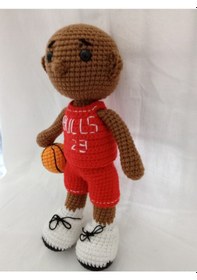Resim Amigurumi Basketbol Cu Oyuncak 