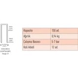 Resim Omega MT8016 Profesyonel Havalı Zımba Tabancası ( 06 -16 mm ) 