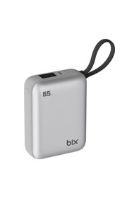 Resim Bix Pb120 20000mah 65w Type-c Pd Kompakt Tasarımlı Dijital Göstergeli Powerbank Taşınabilir Hızlı Şarj Cihazı Gümüş 