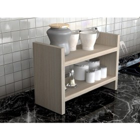 Resim Denis Pratik Tezgah Üsti Raf , Kavanoz Bardak Rafı 