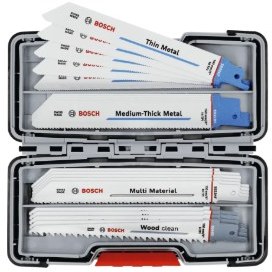 Resim Bosch 2607010902 Panter Testere Bıçağı Seti 20 Parça Ahşap Metal Kesim S-Şaft Tough Box 