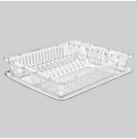Resim Süper Lüks Bulaşık Sepeti Tabaklık Şeffaf, 5DSPRLKSTBKLIKE195 