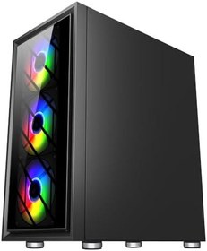 Resim 1ST Player AR7-G Siyah 750W 80+ Silver ATX 3.1 ARGB 4x12cm Fan Temperli Cam USB 3.0 ATX Kasa 