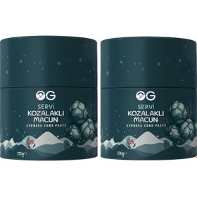 Resim 2'li Servi Kozalaklı Macun 230 Gr 