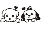 Resim Köpek Oto Motor Laptop Duvar Folyo Sticker 80 X 32 Cm 