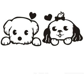 Resim Köpek Oto Motor Laptop Duvar Folyo Sticker 80 X 32 Cm 