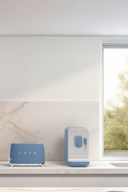 Resim SMEG Mat Storm Blue Espresso Otomatik Kahve Makinesi 