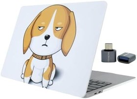 Resim McStorey MacBook Pro 13 Kılıf A2338 A2289 A2251 A2159 A1989 A1706 A1708 Uyumlu M1 M2 TPU Sert Kapak İnce Hafif Hava Menfezli Lazer UV Baskı Köpek Dostu Tasarım Kahverengi 