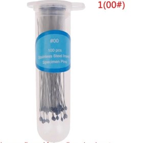 Resim Mingjin Shop 1 No.1 Stili Böcek Ecimen Iğne Paslanmaz Çelik Okul Laboratuvarı Entomoloji Vücut Diseksiyon Böcek Iğnesi Plastik Kutu ile (Yurt Dışından) 