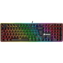 Resim Gamebooster G918 Fire Storm Rgb Blue Switch Mekanik Beyaz Oyun Klavyesi 