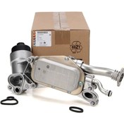 Resim Opel Astra H / Astra J / Insignia / Cruze / Mokka / Vectra C / Aveo T250-T300 / Zafira Z16XER A16XER B16XER F16D4 Z18XER 2007 Sonrası Yağ Filtre Kutusu (Soğutuculu) 
