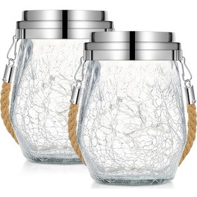 Resim Springsun Güneş Enerjili Kavanoz Lamba - Dıy Bahçe Ve Parti Dekorasyonu İçin Harika Diğer 