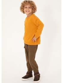 Resim U.s. Polo Assn. Erkek Çocuk Haki Pantolon Kanvas-chino 50298581-vr027 Haki 