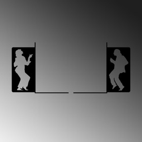 Resim KT-034 Dekoratif Metal Kitap Tutucu | ByLamp 