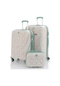 Resim Mçs Polipropilen 3lü Valiz Seti Büyük & Orta & Makyaj V376 S23sy1000051-set 10730 3'lü Set Çok Renkli 