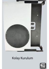 Resim Xbox Series S Için Duvar Ve Masa Altı Montaj Standı Yerden Tasarruf Rahat Hava Akışı 
