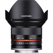 Resim Samyang 12mm f/2.0 NCS CS Aynasız Fotoğraf Makinesi Lensi 