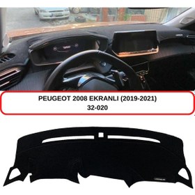 Resim PEUGEOT 2008 (2019-2021) EKRANLI TORPİDO KORUMASI / HALISI / ÖRTÜSÜ 