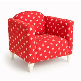 Resim Kırmızı Yıldızlı Ayaklı Çocuk Koltuğu Kırmızı 