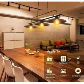 Resim Linway Rustik LED Ampul Glop Uzun Fılament Gün Işığı 6W 