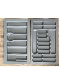Resim LİDER 85*49 Çekmece İçi Kepçelik ve 85*49 Kaşıklık İkili Set 