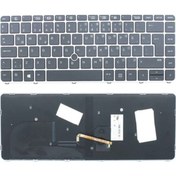 Resim HP Uyumlu Elitebook N1s71av Klavye Tuş Takımı Siyah Tr Işıklı 