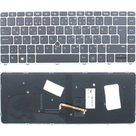 Resim HP Uyumlu Elitebook N1s71av Klavye Tuş Takımı Siyah Tr Işıklı 