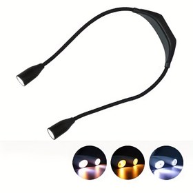 Resim LED Göz Koruyucu Boyun Lambası, Ayarlanabilir Parlaklık Modu, 3 Fonksiyonlu, Şarj Edilebilir (Pil Dahil Değildir), Okuma Ofis/Yurt Kullanımı İçin İdeal – Tamir, Çevre Bisikleti Sürme, Tırmanma Balık Tutma, Çok Amaçlı Gece Lambası, İş Işığı Öncesindeki Yardım ışığı Çalışmasını Kolaylaştırır Çocuklar ve Yetişkinler için, Çeşitli Durumları İle Hafif Taşınabilirlik 