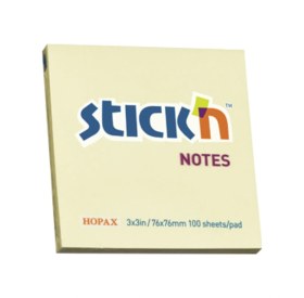 Resim Stickn Sarı Postit Yapışkanlı Not 