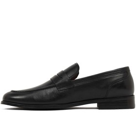 Resim Derimod Black Erkek Siyah Deri Klasik Loafer 26SFD602718 