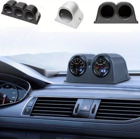 Resim Willowhaven Siyah 3 Delikli 52mm Evrensel Araç Gösterge Podu 