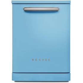 Resim VESTEL BM 5011 Retro Düş Mavisi Bulaşık Makinesi 