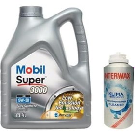 Resim Epatim Mobil Super 3000 Xe 5W30 Motor Yağı 4 L + 03047 İNterwax Klima Temizleyici 