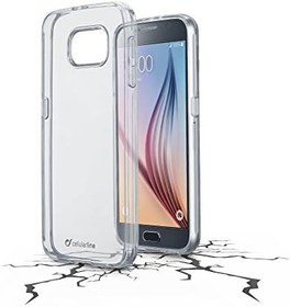 Resim Cellular Line CCLEARDUOGALS6T Clear Duo çanta Samsung Galaxy S6 için açık 