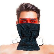 Resim Baf Bandana Çoklu Kafatası Mavi Siyah Maske 