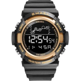 Resim Hanyang Blackgold Spor Izle Erkekler Digitak Saat Smael Erkek Kol Saatleri LED Alarm Saatler Erkek Ordu Yeşil Bilezik 1426 Su Geçirmez Saatler Dijital (Yurt Dışından) 