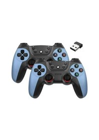 Resim Joystick Gamepad Çiftli Tv Pc Oyun Konsolu 2.4g Gamepad Joystick 