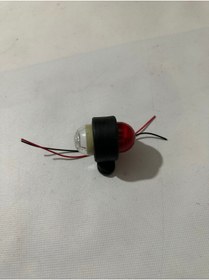 Resim shop Mega FAR 3+3 Ledli Mini Takoz Kırmızı-beyaz 12v-24v (1 ADET) 