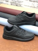 Resim Deritarz Luttoon Büyük Numara 45-46-47-48 Ortopedik Erkek Spor Ayakkabı Siyah 