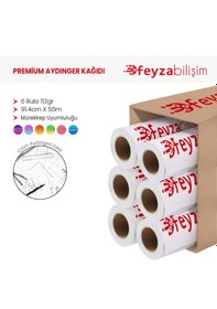 Resim Feyza Bilişim Plotter Aydınger Kağıdı 112gr 91.4cmx50mt-6 