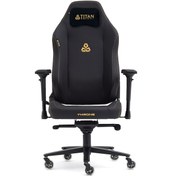 Resim Titanseat Throne Leather Gold Oyuncu Koltuğu Gold 
