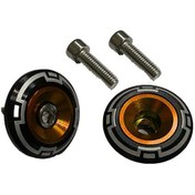 Resim 6 Mm Desenli Turuncu Sehpa Yüzüğü Siyah 