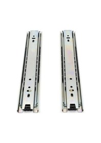 Resim Canex Teleskopik Bilyalı Ray 43x45 Cm Çekmece Rayı Takım Gri 