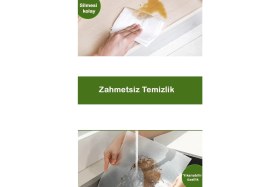 Resim TE Dükkan Buğz 3 Metre Pvc Şeffaf Kaplama Kaydırmaz Dolap Içi Kaymaz Kaydırmaz Eva Raf Örtüsü 