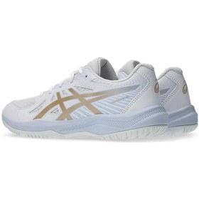 Resim Asics 1074a045-103 Upcourt 6 Gs Çocuk Voleybol Ayakkabısı Beyaz 