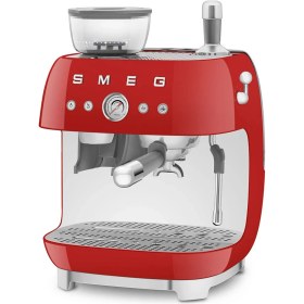 Resim smeg Kırmızı Espresso Kahve Makinesi 50's Style 